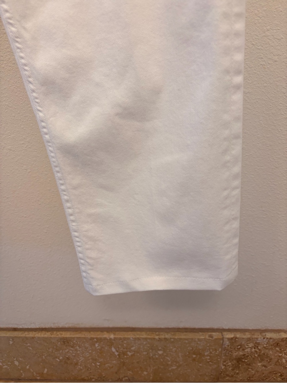 MOTHER Straight-Leg White Jeans - Picture 6 of 6